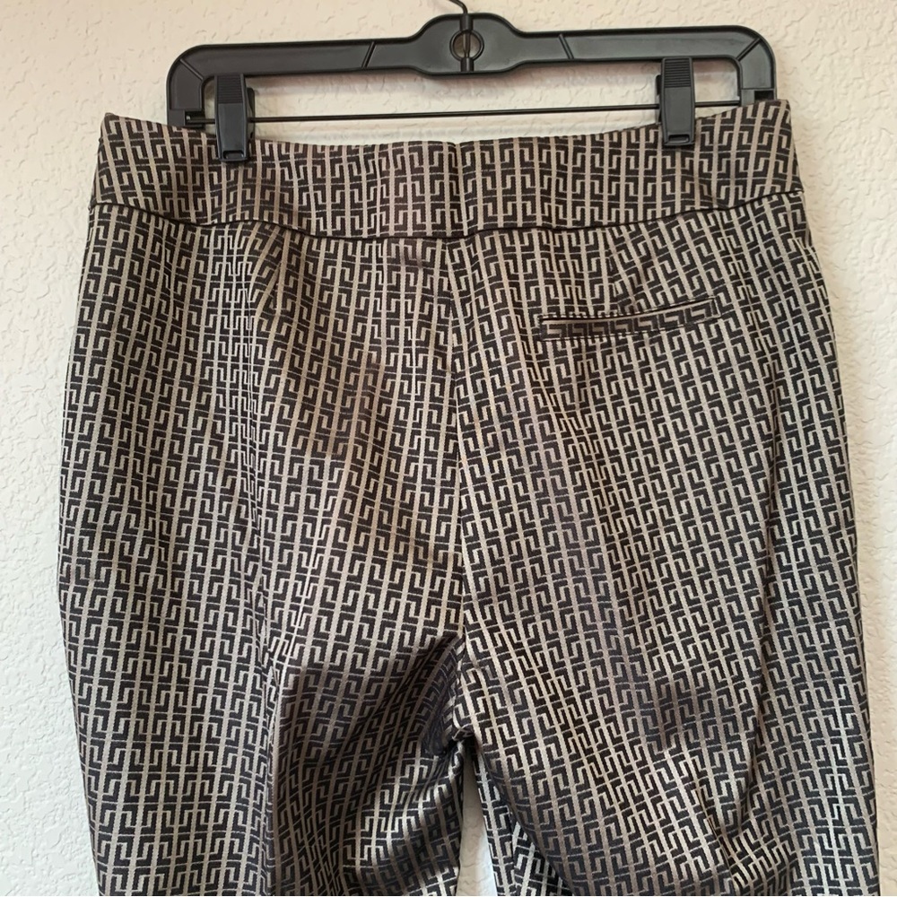 Nic + Zoe Geometric Jacquard Dress Pants size 12 - Picture 4 of 13